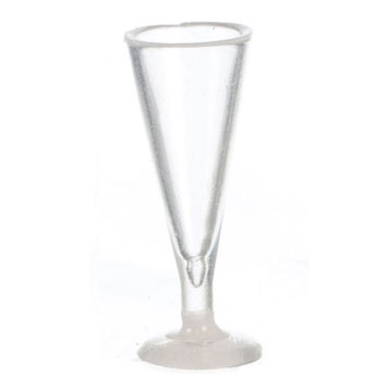 Dollhouse Miniature Pilsner Glass, Empty, St, 4